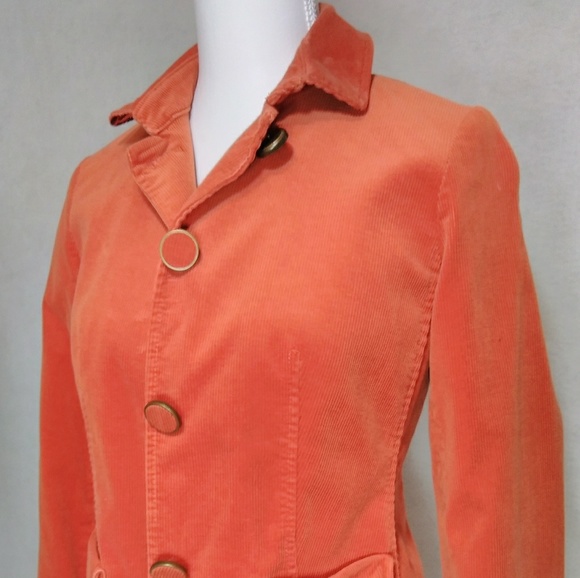 Talbots Jackets & Blazers - Talbots Petite Orange Corduroy Blazer